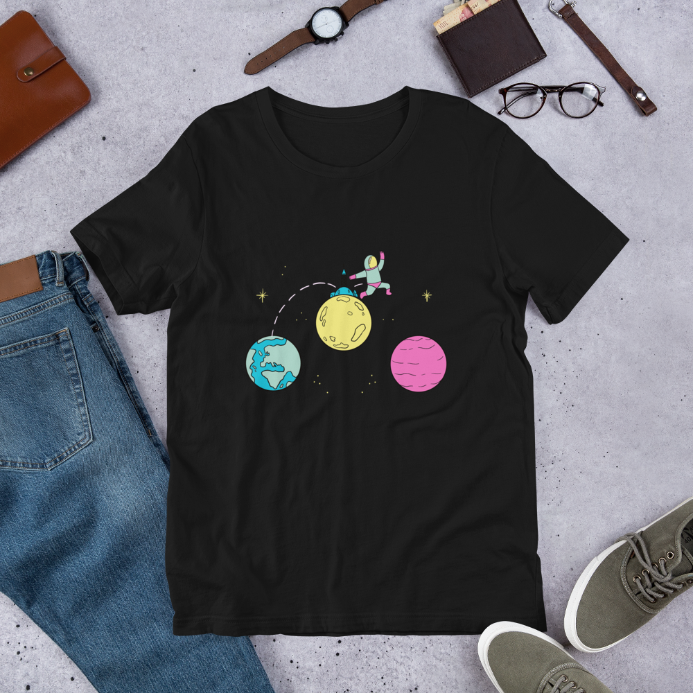Moon to Mars Short-Sleeve Unisex T-Shirt – TheTinCan