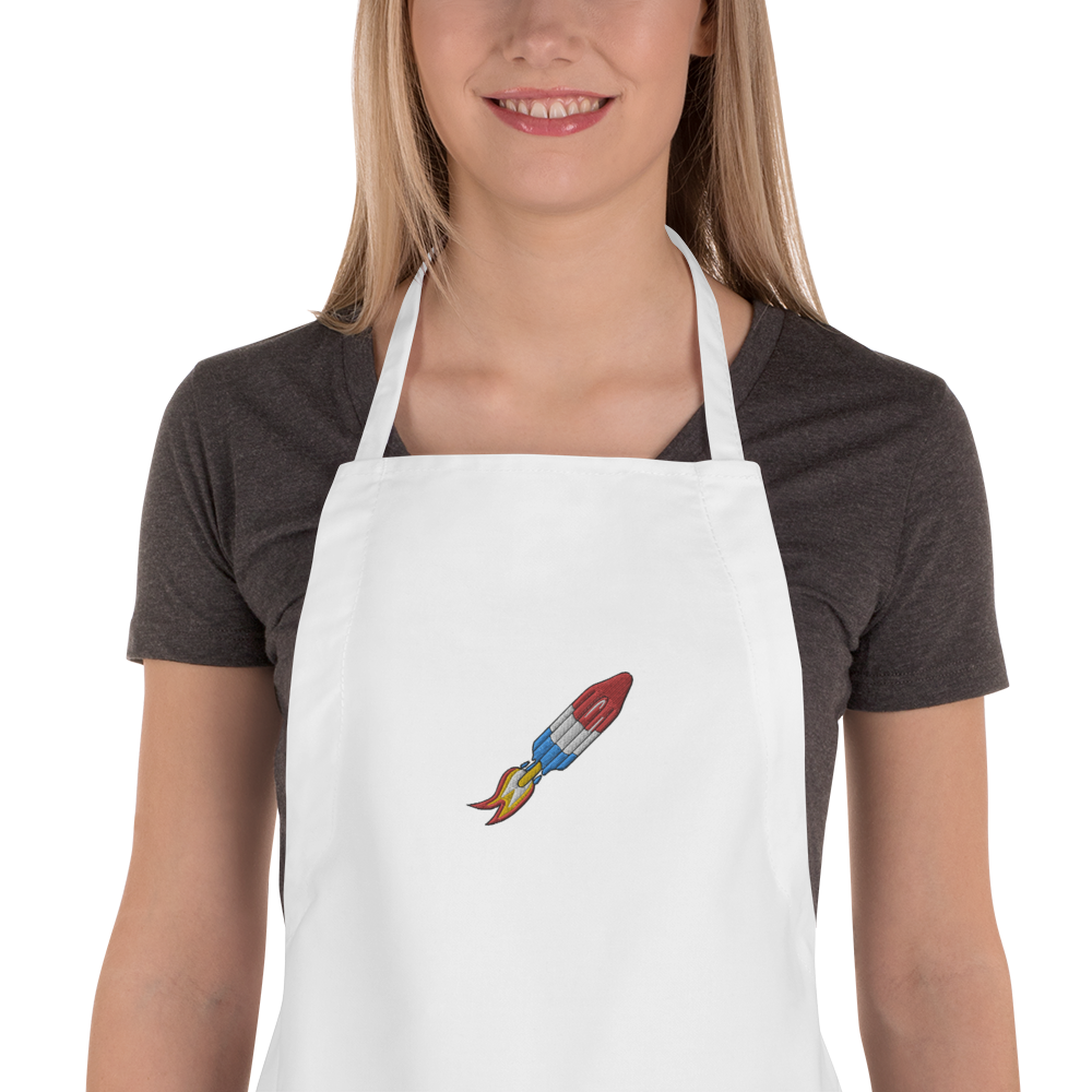 Rocket popsicle apron