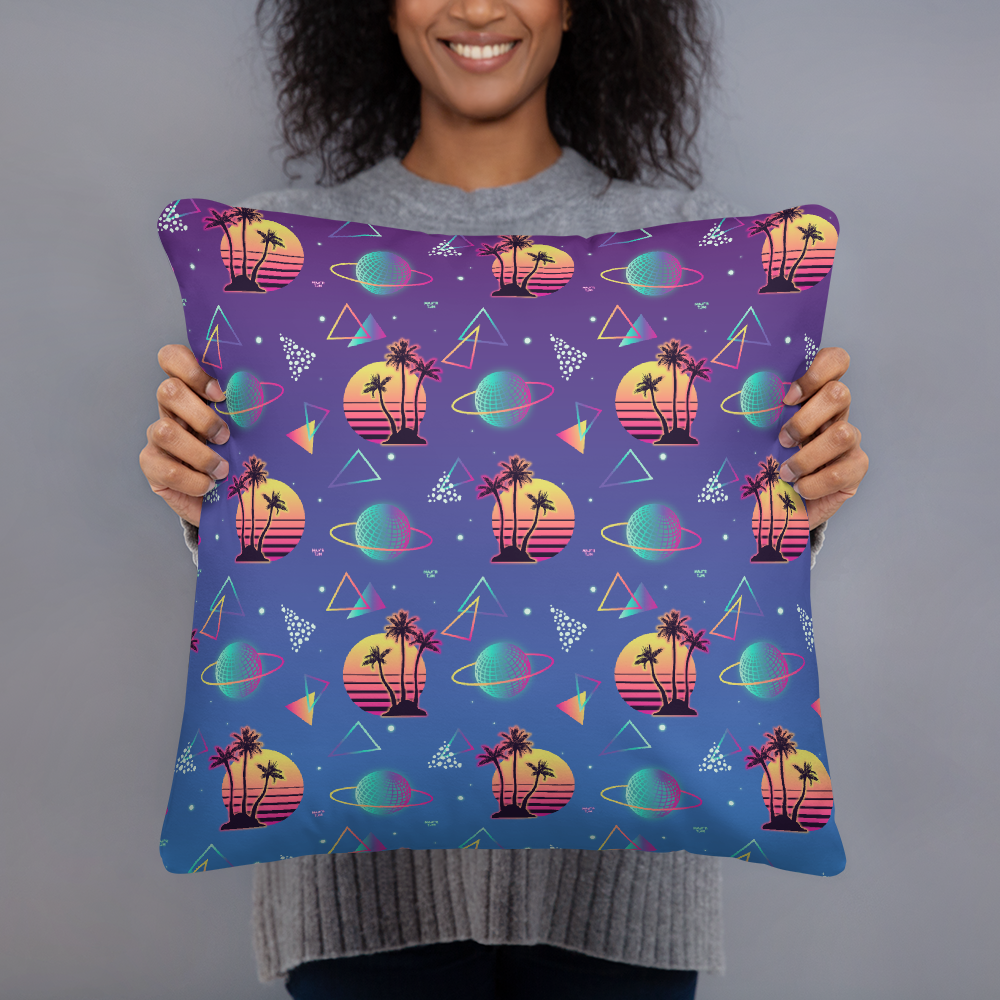 Sci-Fi Summer Throw Pillow