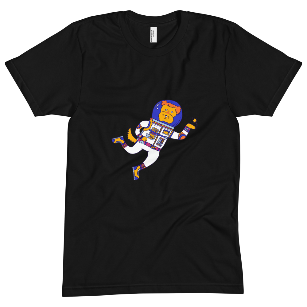 Space Animals Dog Astronaut T-Shirt - Unisex