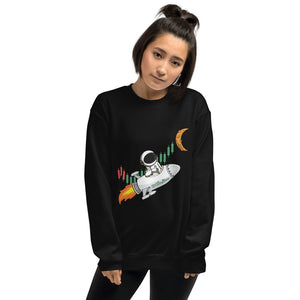To the Moon Unisex Sweatshirt