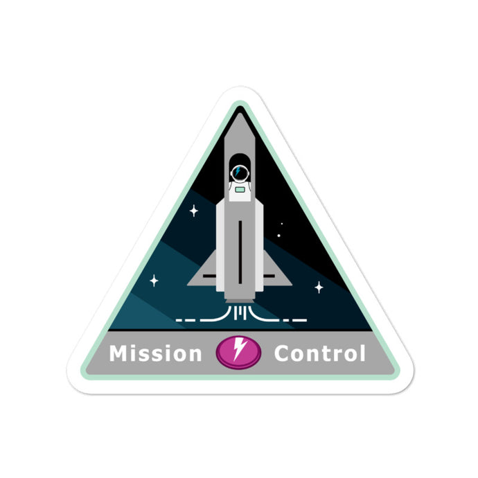 Major Tom Crew Patch Sticker - Mission Control