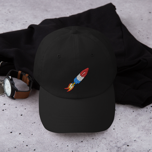 Rocket popsicle baseball cap