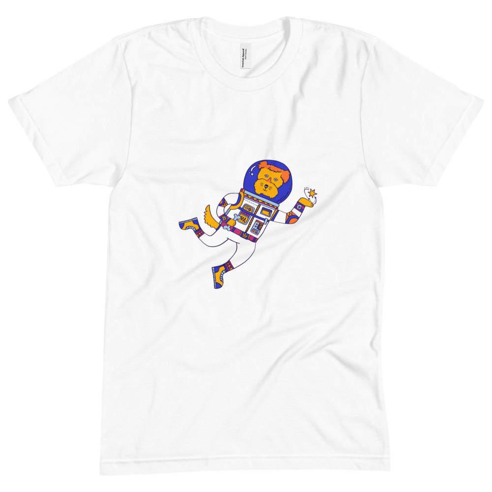 Space Animals Dog Astronaut T-Shirt - Unisex