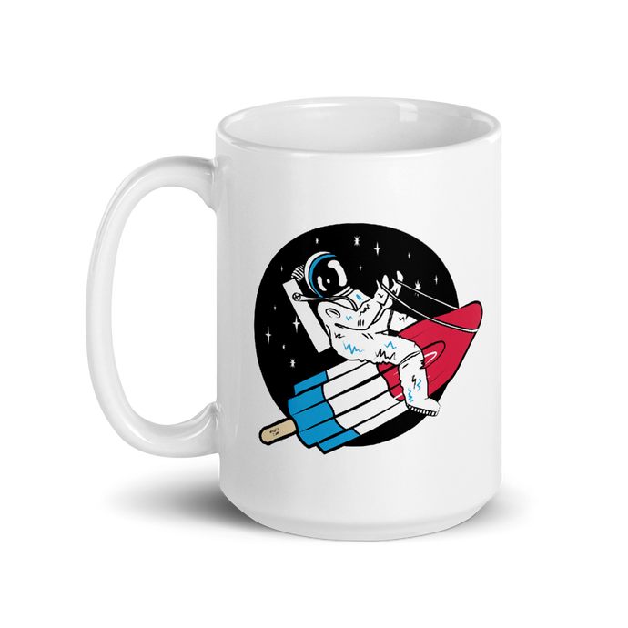 Rocket popsicle mug