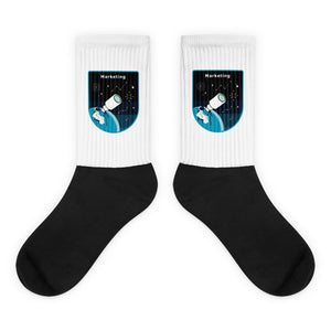 Major Tom Crew Patch Socks - Marketing