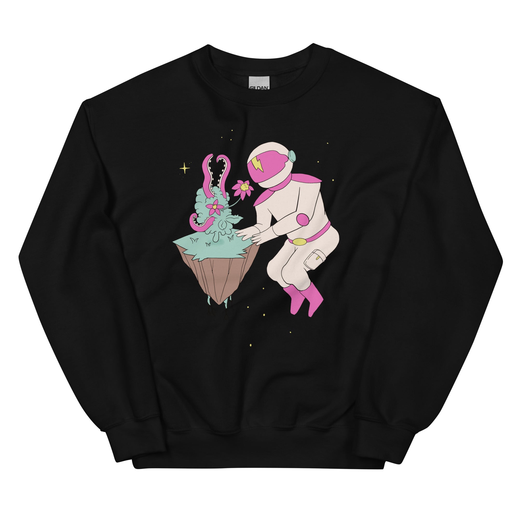 Astronaut vacuuming space shop hoodie