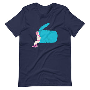 Space Oddities - Astronaut Chilling in TinCan Unisex T-shirt