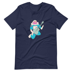Space Oddities - Astronaut Playing the Guitar Unisex T-shirt